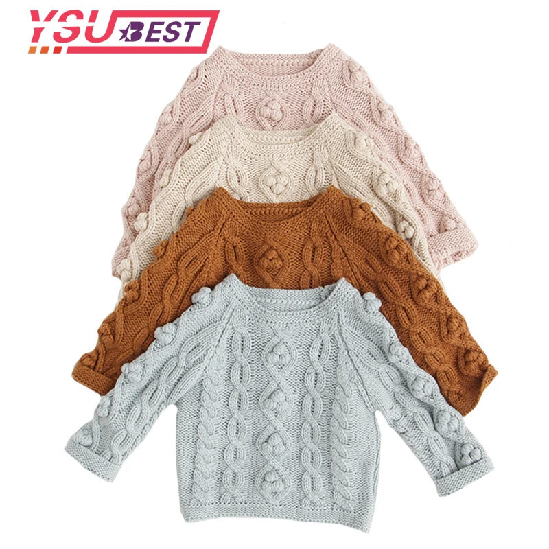 

Children Sweaters Girls Pullover Knitted Coat Spring Baby Sweaters Clothing Knit Pattern Infant Casual Toddler Tops Long Sleeve