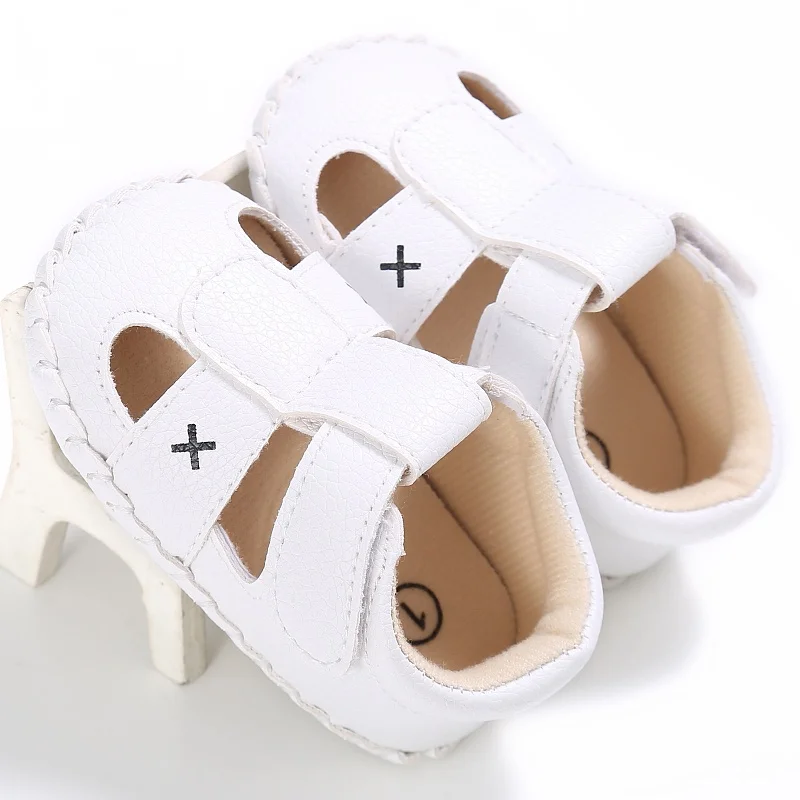 

MrY Anti Slip First Walkers Latest Fashion High-Quality Baby Boy Toddler Shoes PU Cute Children's Solid Color Shoes