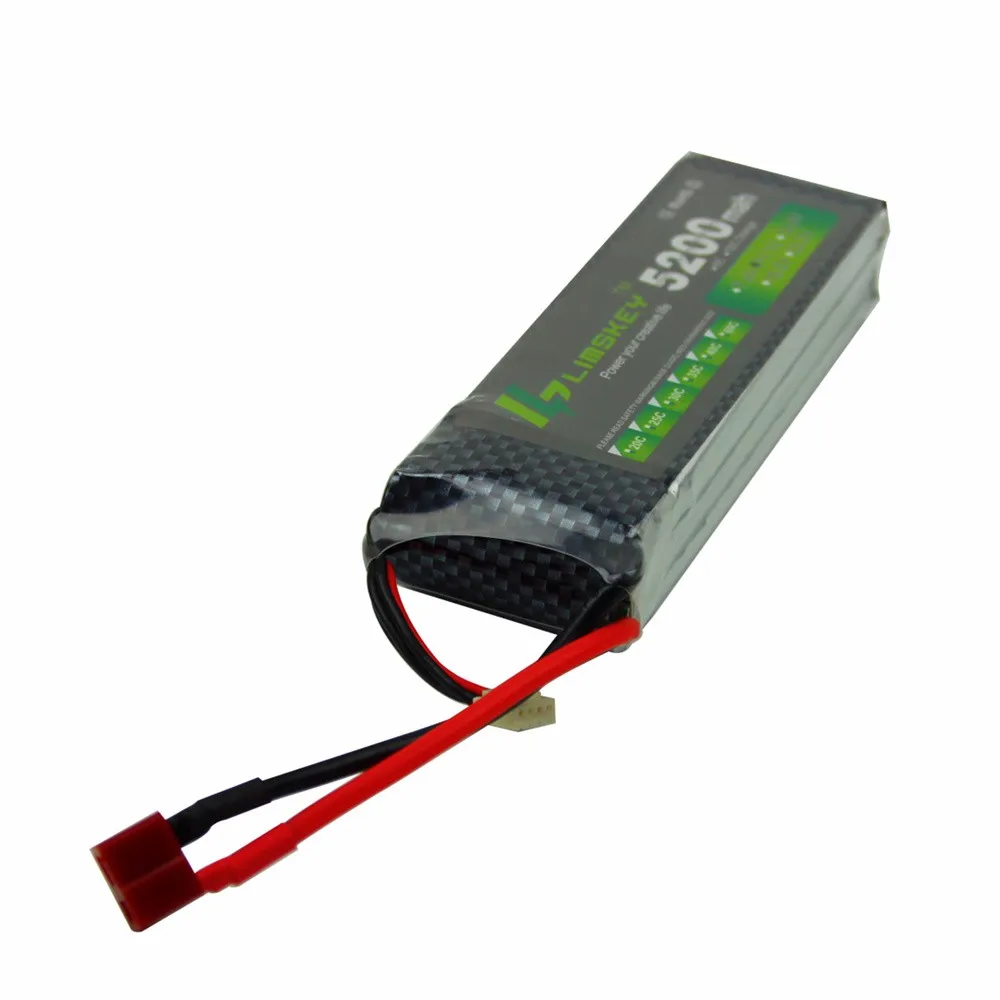 Limskey Lipo батарея 3S 11,1 V 5200MAH 30C AKKU LiPo 11,1 V RC батарея для Rc вертолета квадрокоптера дрона RC автомобиля лодки