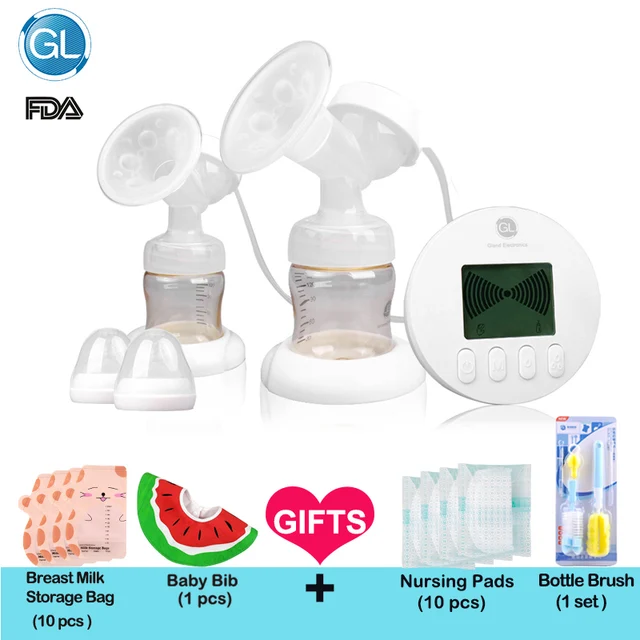 Buy GL Electric Breast Pump Double Baby Breast Feeding Milk Extractor Pump