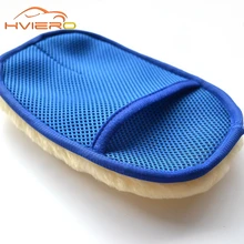 Car styling Soft Wool Car Wash Cleaning Glove Car Motorcycle Brush Washer for Car Care Cleaning Tool Brushes Accessories