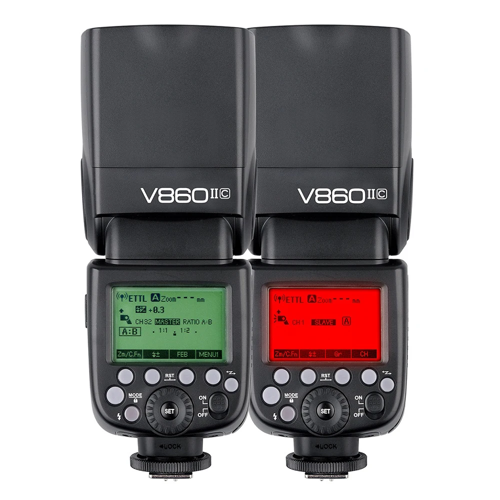 Godox Ving V860II V860II-C 2,4G GN60 E-TTL HSS 1/8000s литий-ионный аккумулятор для камеры Speedlite вспышка для Canon DSLR+ софтбокс Подарочный комплект