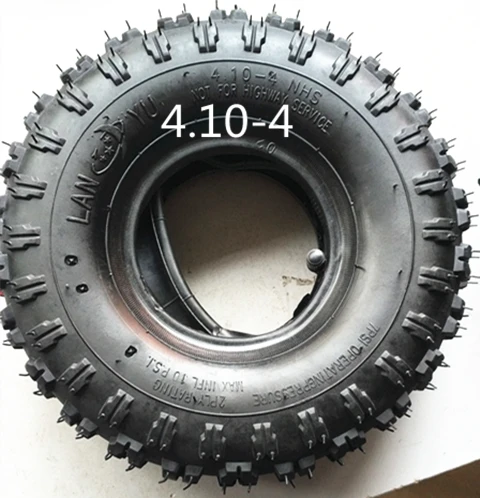 

BEST 4.10/3.50-4 9x3.50-4 410/350-4 260x85 ATV Quad Go Kart 47cc 49cc Chunky 4.10-4 Tire inner tube Fit All Models 3.50-4 4"