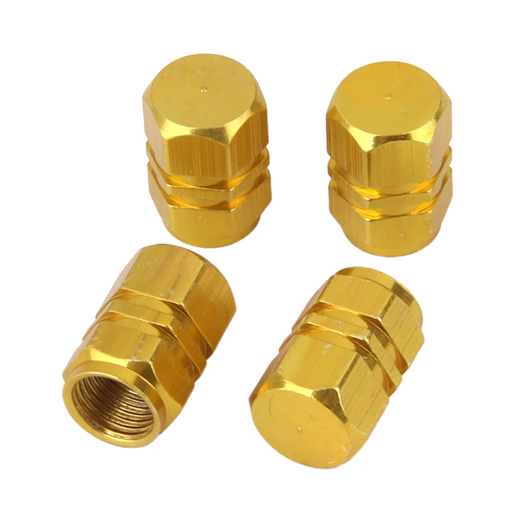 4Pcs Aluminum Tire Wheel Rims Air Valve Stem Caps Long Dust Proof Cover Replacement for Car Motorbike Trucks Bike Bicycle