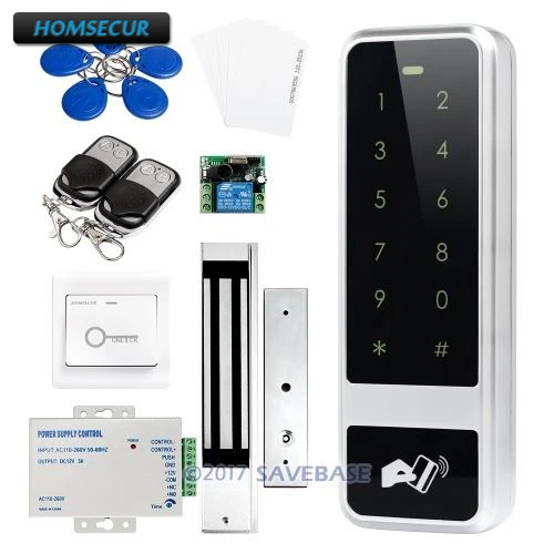 

HOMSECUR Waterproof Anti-tamper RFID Access Control System With 3-7cm Reading Distance