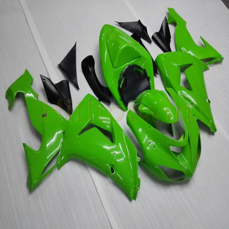 Пользовательские мотоциклетные Обтекатели для KAWASAKI ZX10R 2006 2007 ZX-10R 06 07 мотор панели+ Бесплатные Винты+ золото серебро
