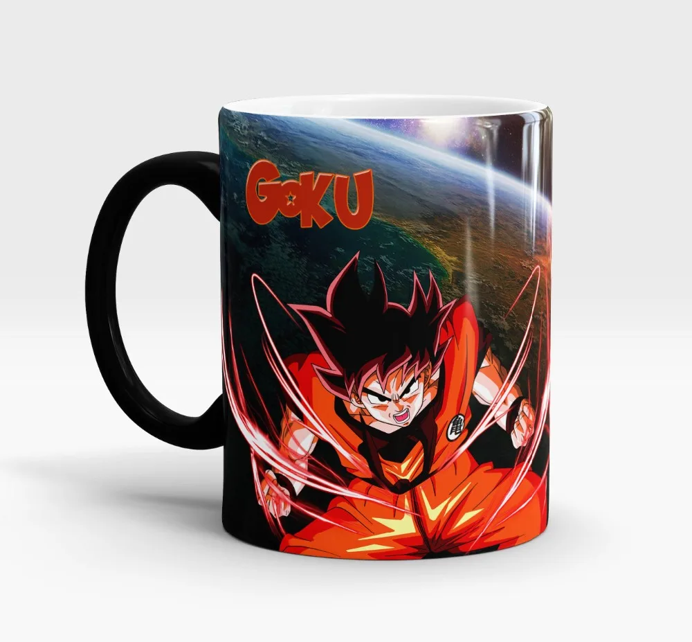 Goku Songoku Magic Mug Dragonball Z Coffee Mugs Heat Sensitive Morphing 