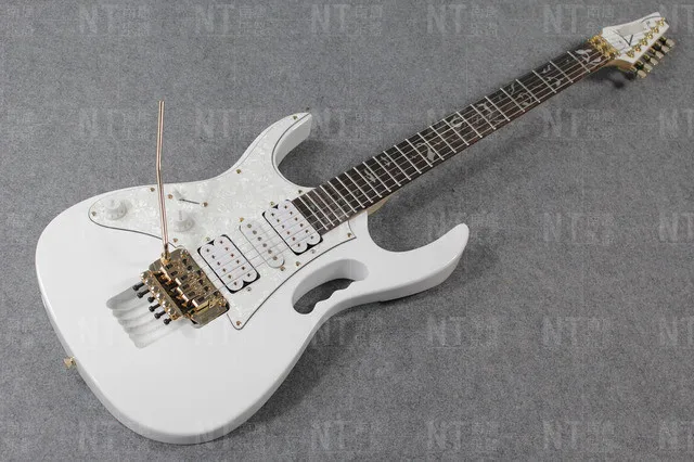 

Free shipping top quality New IBZ JEM 7V white Electric Guitar DiMarzio pickup In stock