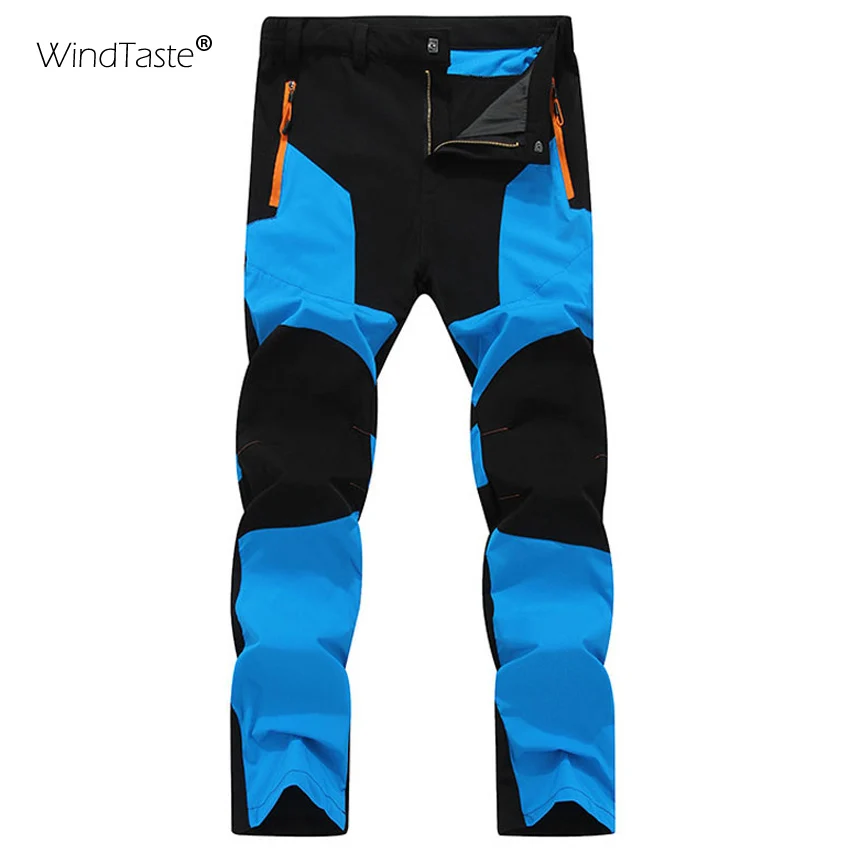 WindTaste de verano de los hombres de secado rápido impermeable pantalones de senderismo deportes al aire libre escalada Trekking hombre transpirable elástico pantalones KA030