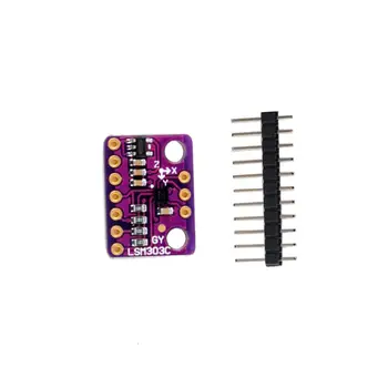 

5pcs/lot 6 Degrees of Freedom Breakout LIS3MDL Magnetometer LSM303C GY-LSM303C Acceleration Module for Arduino