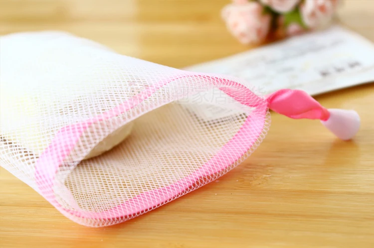 

Handmade Soap Bubble Net Play Net Cleanser Cleansing Net Soap Bag 2710 Wash Soap Bag Bubble Bag 9.5*15cm