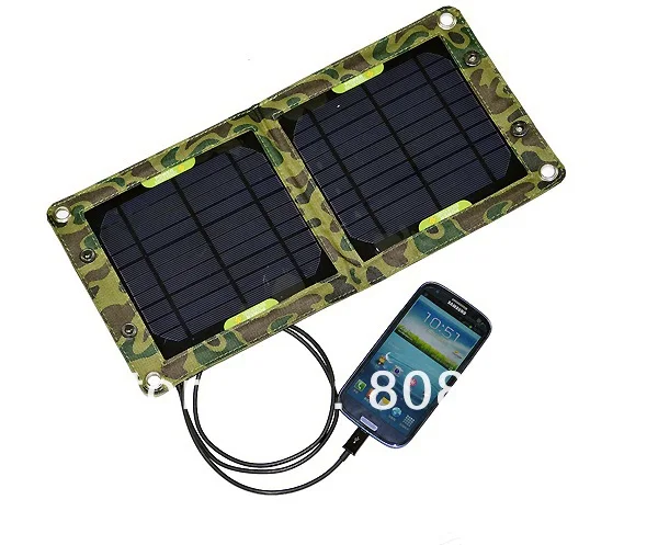 

BUHESHUI 7W Solar Panel Charger For Mobile Phones+/Power Bank USB Output High Quality Mono Solar Panel 3pcs/lot Free Shipping