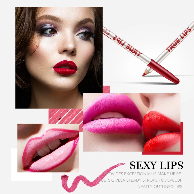 

Menow Brand Makeup Set 12Colors Waterproof Lip liner Pencil Women's Professional Long Lasting Cosmetic Tools maquiage