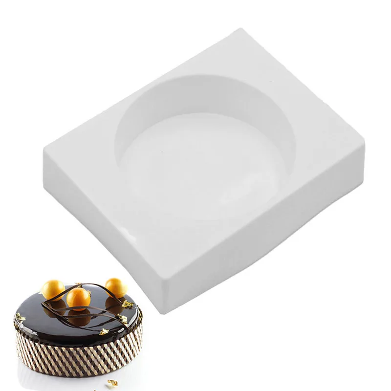 

Silicone 705ml Round Shape Cake Decorating Tool Baking Dish Mold For Pudding Mousse Chocolates Moulds Bakeware Pan