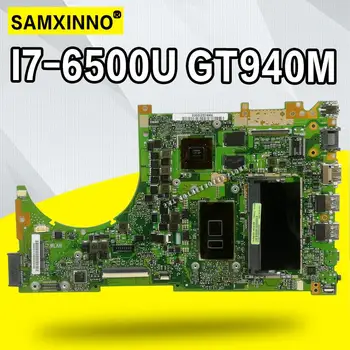 شراءQ553UB محمول اللوحة الأم ل For Asus Q553UB Q553UB Q553UQ Q553U Q553 اختبار اللوحة الأصلية 4G RAM/I7-6500 CPU GT940M
