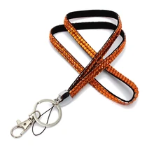 Бриллиантовые Стразы, блестящий шнурок, чокер для удостоверения личности, значок, держатель для ключей#8