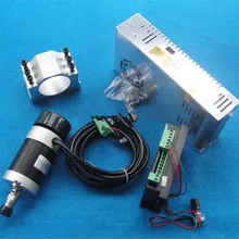 400 Вт ER11 12000 об/мин BL Мотор шпинделя постоянного тока и ШИМ MACH3 драйвер контроллер и переключатель питания и Кронштейн ЧПУ DIY наборы