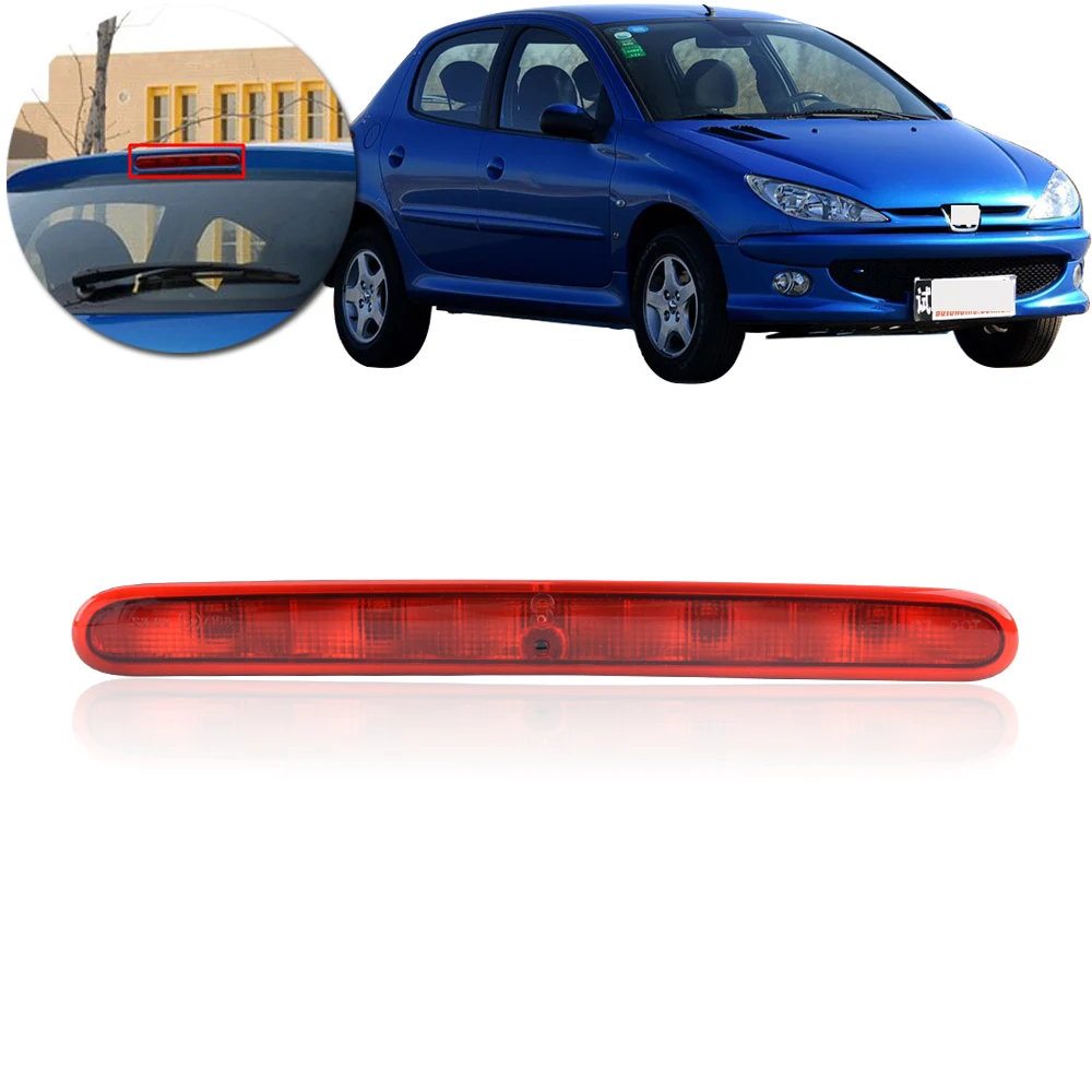 CAPQX For Peugeot 206 207 Citroen C2 High mount stop light Rear brake stop lamp Center