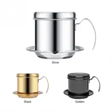 Stainless Steel Coffee Filter Reusable Vietnamese Drip Coffee Filter Maker Pot Infuser For Office Home Traveling