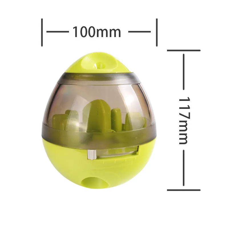 Funny Plastic Pet Feeder Tumbler Food Container Pet Dog  Bowl Treat Bottle Keeper Interactive Dog Cat Puzzle Food Reward Feeder 2