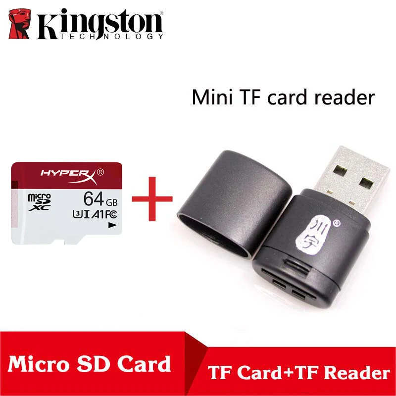 Оригинальная игровая Карта памяти kingston HyperX HXSDC, новая карта Micro SD, 64 ГБ, 128 ГБ, 256 ГБ, класс 10, SD, Мини карта для телефона и игровой машины - Емкость: HXSDC-64GB-TFreader