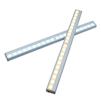 

20 LED Cabinet Lights Motion Sensor Night Light with Magnetic Strip --M25