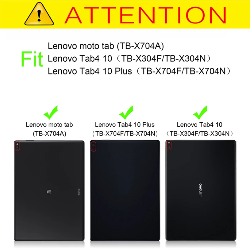 Универсальный чехол для lenovo Tab 4, 10, TB-X304, TB-X704, 10,1 дюймов, Магнитная подставка, чехол для планшета, чехол для lenovo Moto tab, TB-X704A чехол