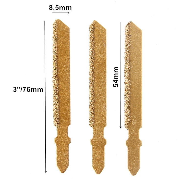 3 ''/76 мм Алмазный лобзик для резки мраморной плитки камень лобзик лезвия аксессуары для электроинструмента 3 шт