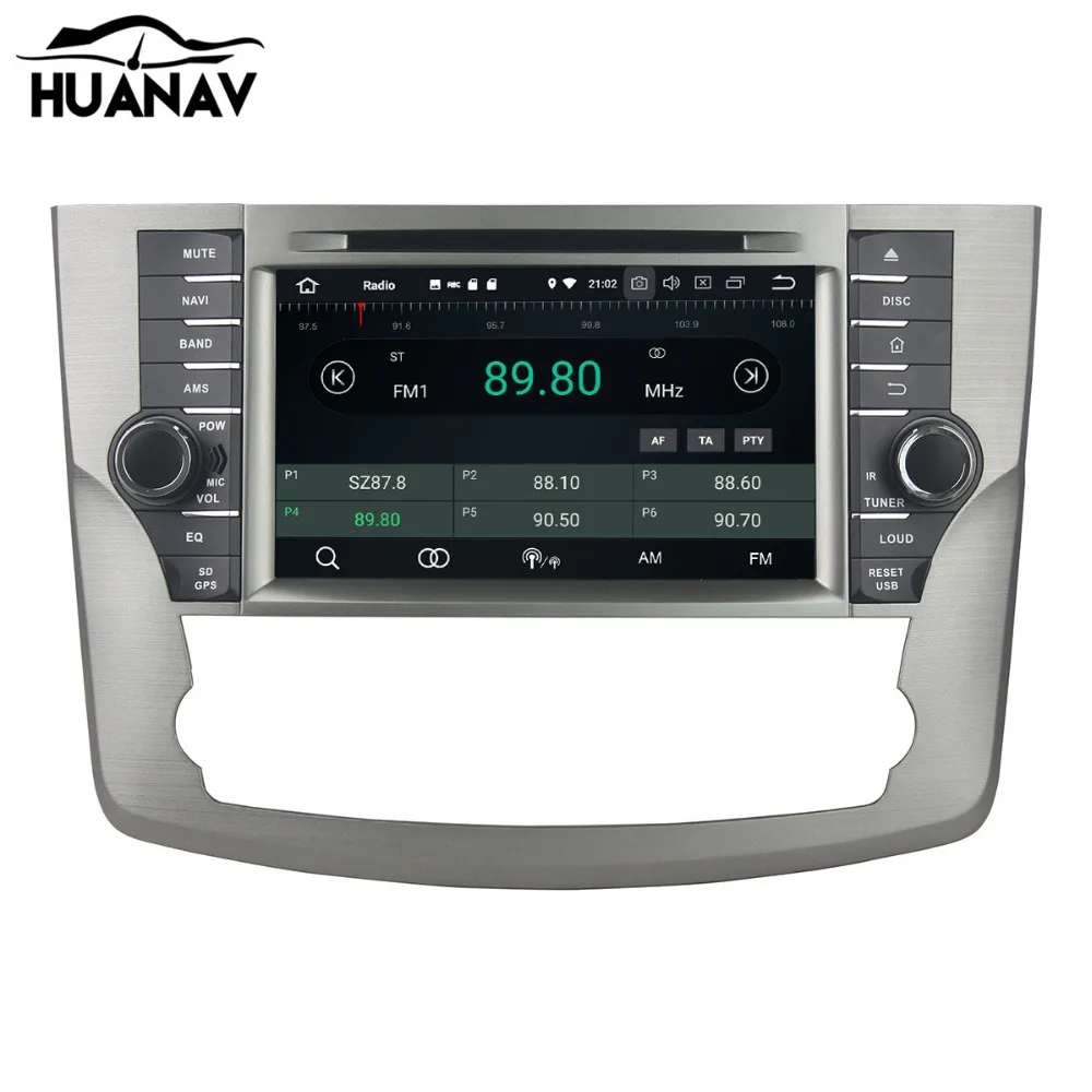 Top HUANVA Android 8.0 Car DVD Player GPS navigation For Toyota Avalon 2011 2012 multimedia player tape recorder 8-Core navi Audio 5
