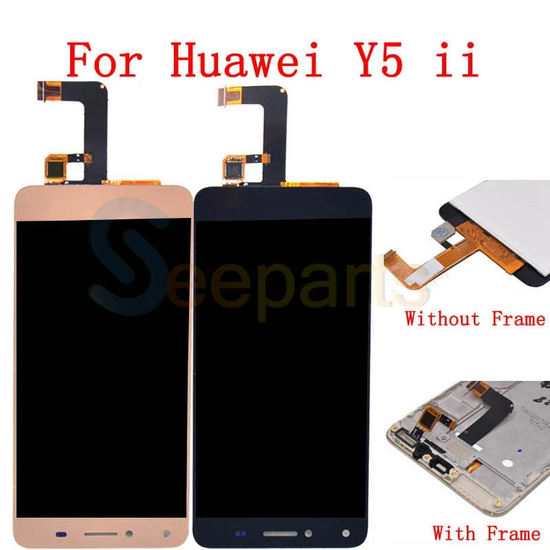 Huawei Y5 II LCD Display + Touch Screen 100% Tested Digitizer Assembly With Frame Replacement Huawei Y5 II  Y5 2 Y5II Display (1)