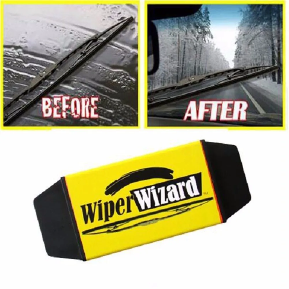 

Professional Wiper Cleaning Brush Car Van Wizard Wiper Tool Windshield Wiper Blade Restorer Cleaner Car Blades Repair Tools