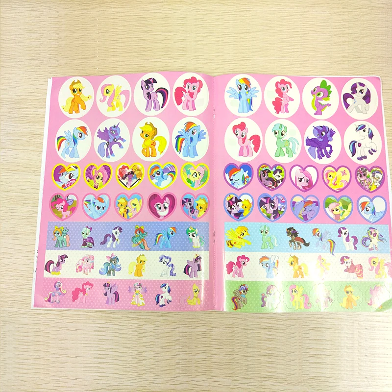 20x27CM 16 Page Pony Coloring Book Sticker Book Children kids Books Adults Coloring Books Painting/Drawing/Art 2 cover patterns 20x27CM 16 Page Pony Coloring Book Sticker Book Children kids Books Adults Coloring Books Painting/Drawing/Art 2 cover patterns