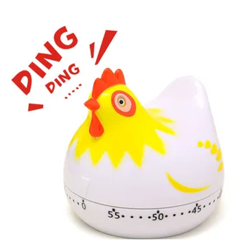 

Kitchen Gadget Countdown Cooking Clock Tools ABS Kitchen Animal Timer Manual Mechanical Retro Cooking Timer Children Toy