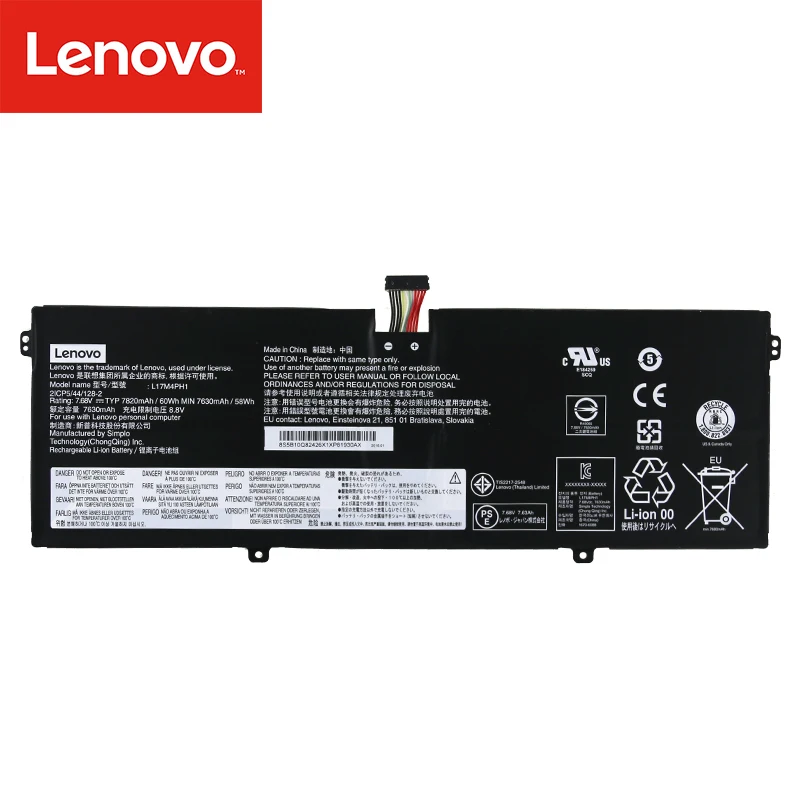 Оригинальный аккумулятор для ноутбука Lenovo YOGA 7 Pro 13IKB C930 81C4 L17C4PH1 L17M4PH1 68 V