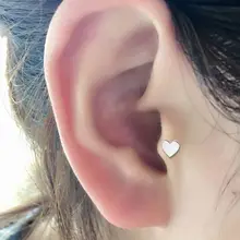 Серьги-гвоздики из стерлингового серебра 925 пробы высокого качества с ушной хрящ спиральные украшения для пирсинга ювелирные изделия