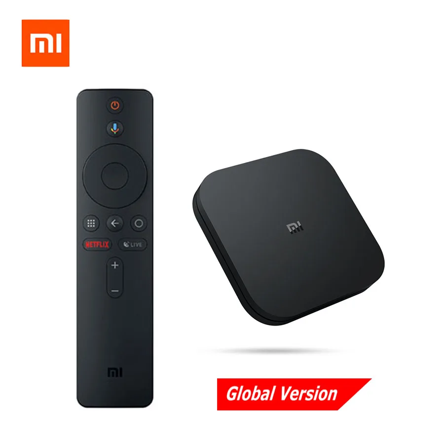 

Original Global Xiaomi Mi TV Box S 4K HDR Android TV 8.1 Ultra HD 2G 8G WIFI Google Cast Netflix IPTV Set top Box 4 Media Player
