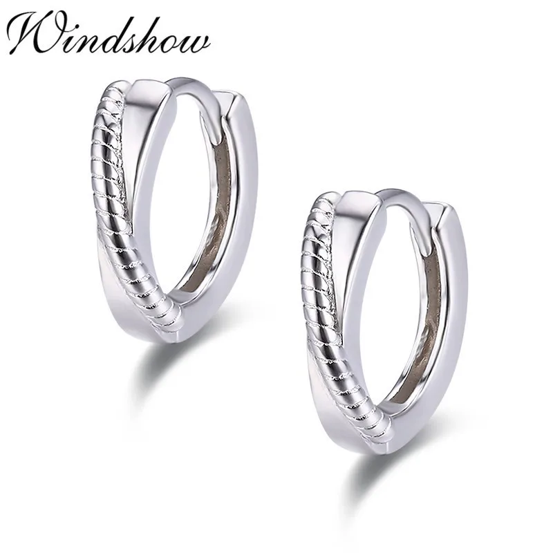 

Cute 925 Sterling Silver Rope Cross Circle Small Loop Huggie Hoop Earrings For Women Jewelry Kids Baby Toddler Girls Arose Arete