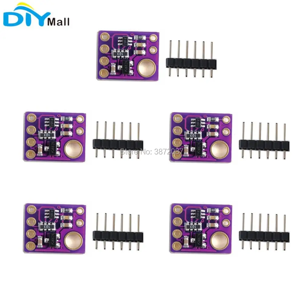

5pcs/lot GY1145 SI1145 UV IR Visible Sensor Light Module I2C Breakout Board