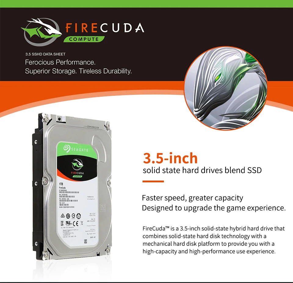 Hybrid High Quality hdd internal ST1000DX002