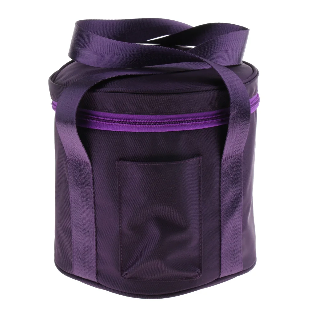 Sunnimix Portable Cotton Storage Carry Case Bag Carrier for 6-14inch Singing Bowl Parts
