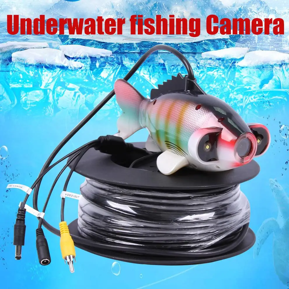 

Vanxse Boating Fish finder video Camera 1/3 Sony CCD 1000TVL HD 2pcs ARRAY Leds Underwater fishing Camera
