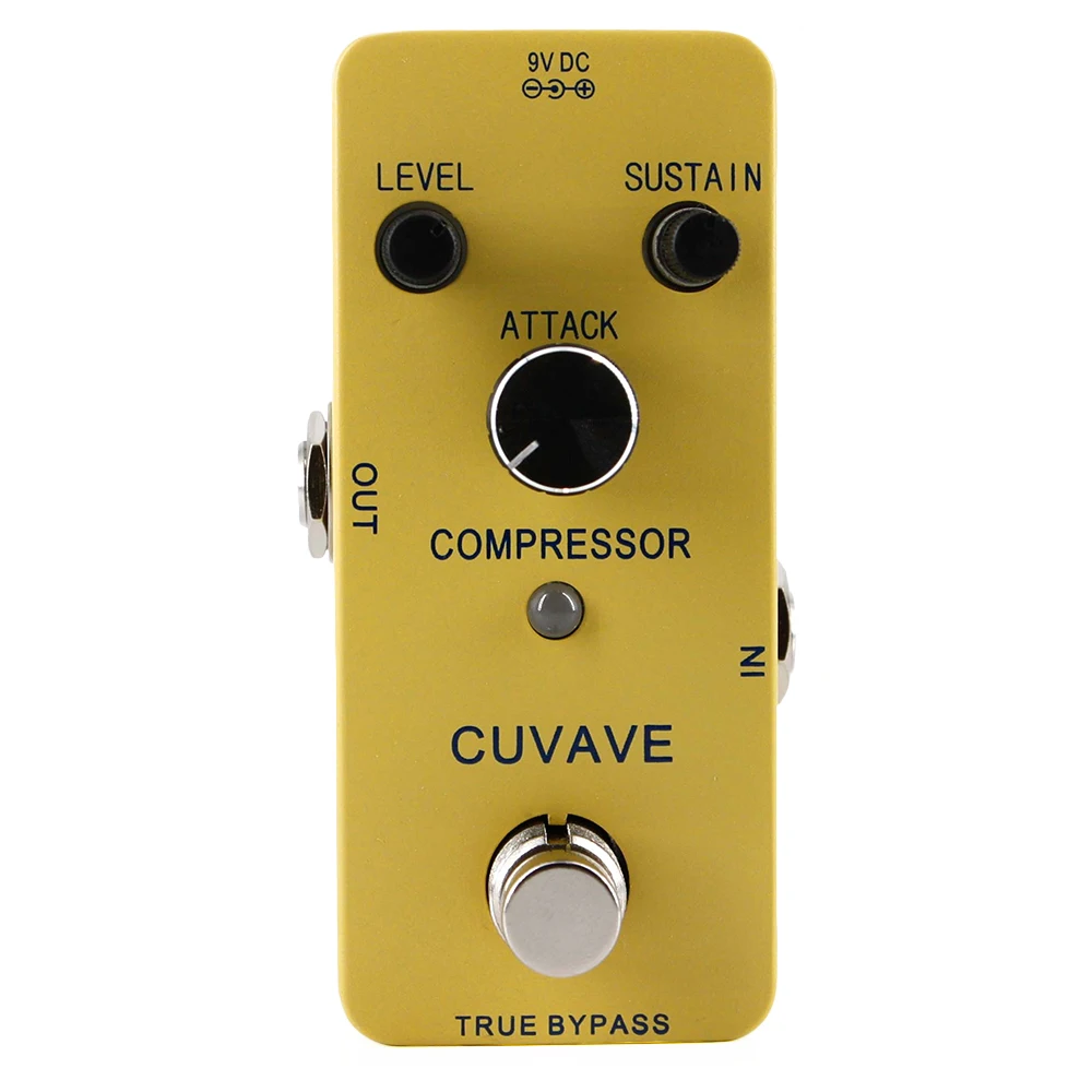 CUVAVE компрессор гитарный эффект педаль истинный обход эффекты Stompbox для