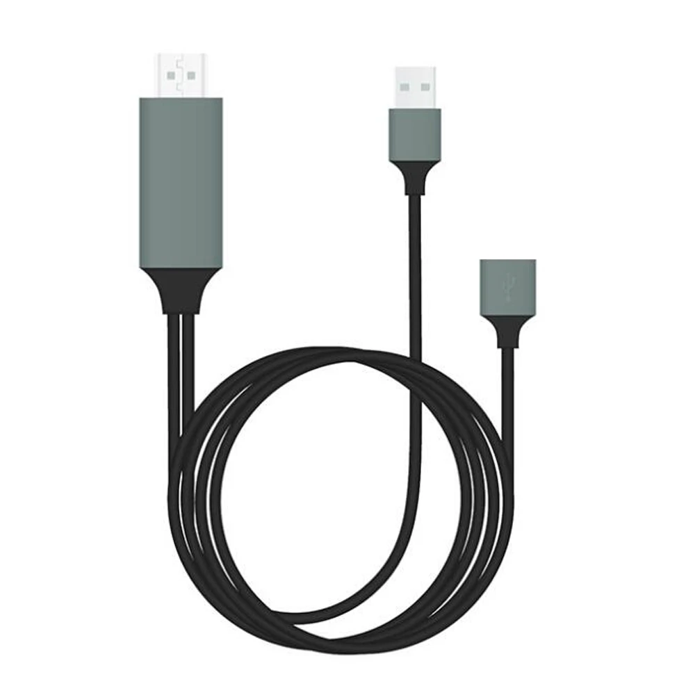 

Full HD 1080P USB Female HDMI Video Cable Adapter for Type C Android iOS to TV