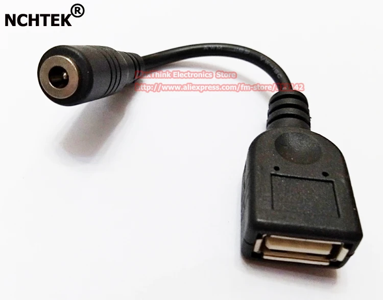 NCHTEK DC Power Female 3 5x1 35 мм к USB гнезду питания Кабель-адаптер 5/1 преобразования