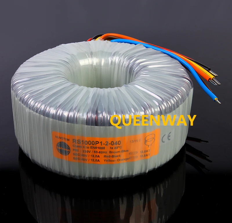 2*40V/45V/50/55V 1000W RS Talema полностью экранированный тороидальный трансформатор 1000VA