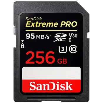 

Sandisk Extreme Pro 256 GB SDXC UHS-I sd card 256gb cartao de memoria Class 10 V30 U3 95MB/S Memory Card for Canon Leica Camera
