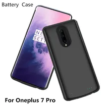 6500mAh Portable Mobile Power Shock-Proof Charging Back Cover for External Battery Charger Box for Oneplus 7 Pro Battery Box