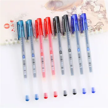 

4 Pcs Basic Liner Roller Ball Pen For Writing Signature 0.5mm Ballpoint 4 Color Gel Ink Pens Office Tools School Supplies