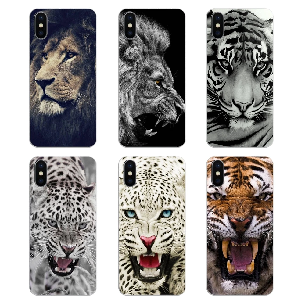 Мягкие чехлы для Huawei P Smart Y6 P8 P9 P10 Plus Nova P20 Lite Pro Mini 2017 SLA-L02 SLA-L22 2i Classic Cool lion tiger Wolf cat |
