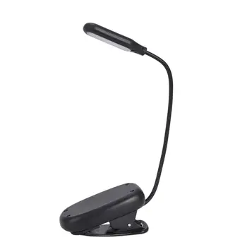 

LED Reading Light,Rechargeable Book Light, 3-Level Brightness (Cool and Warm) and Flexible Easy Clip On Reading Lamp, Eye Prot